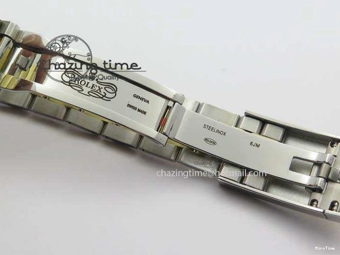 MiroTime 0404 DateJust II 116333 SS YG 41mm EW Best Edition White Dial Roman Markers On SS Bracelet A Casual 3821